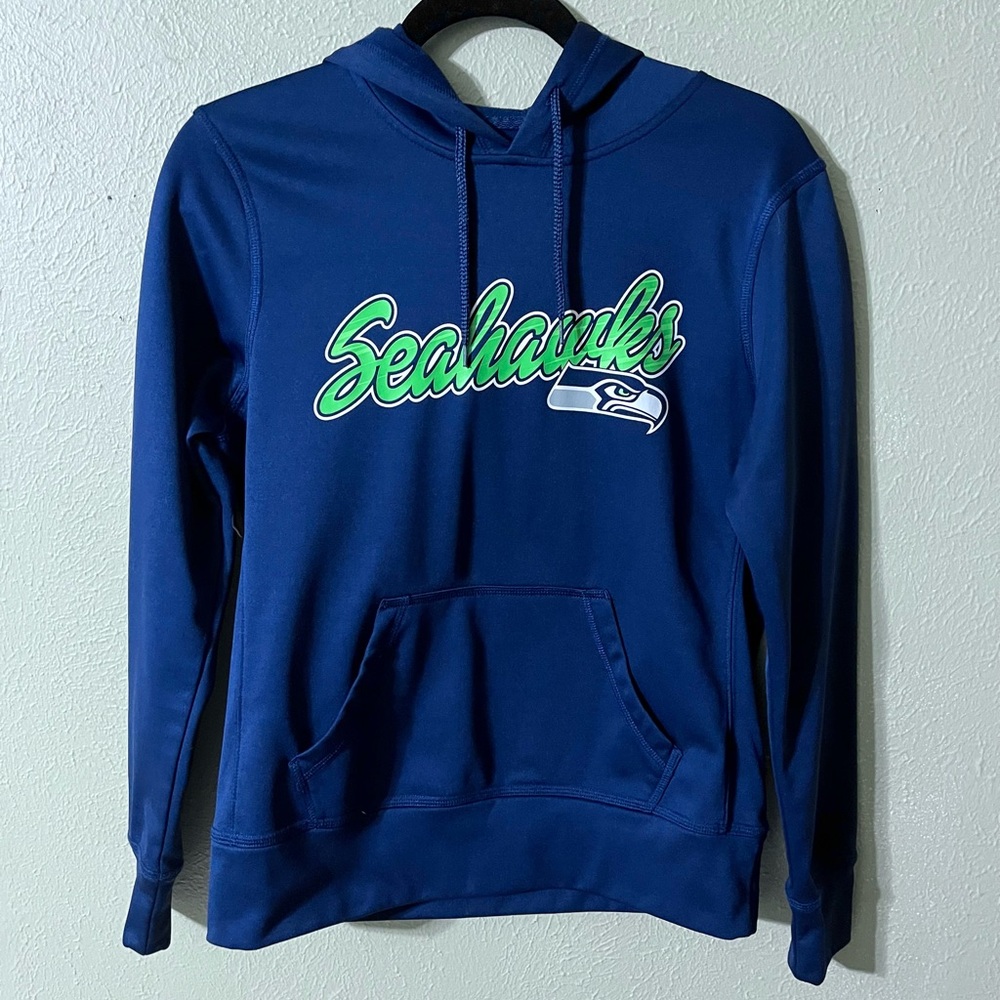 NFL Team Apparel TX3 Warm Seahawks Hoodie Small EUC